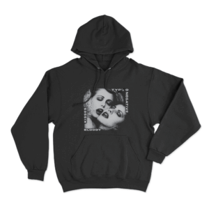 Bloody Kisses Cover Unisex Hoodie Black