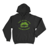 Love Me To Death Lips Unisex Hoodie Black